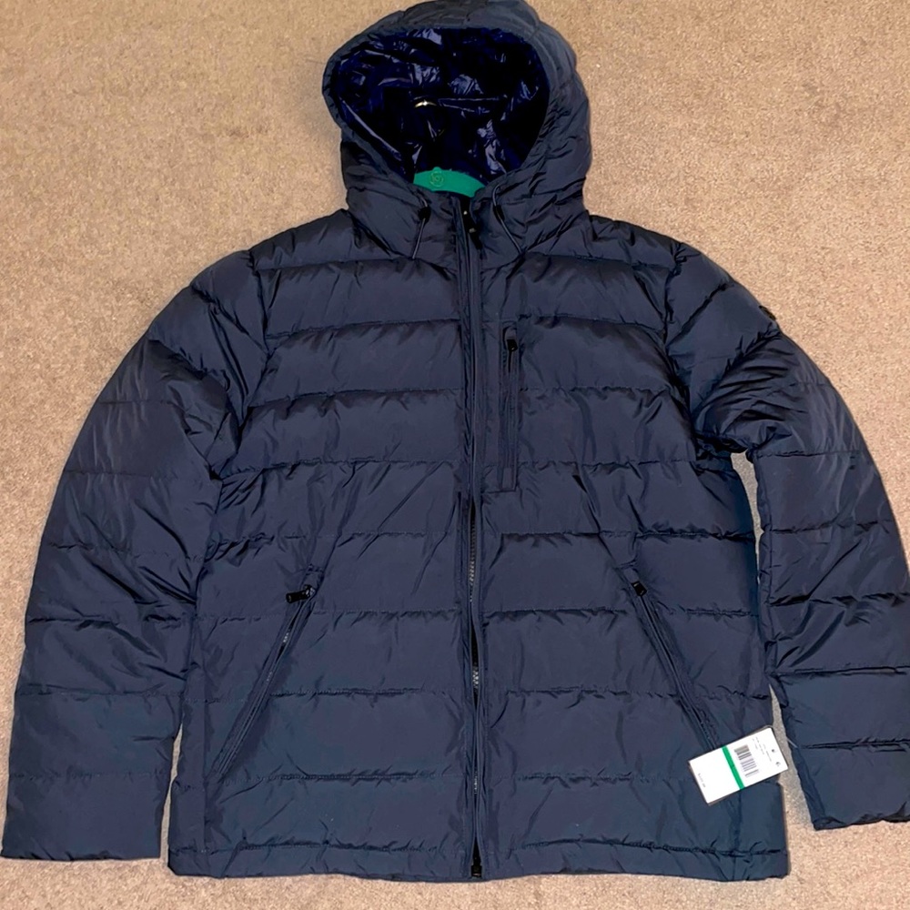 NWT Michael Kors Mens coat with hood size L